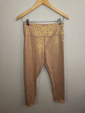 Zyia Active Girls Leggings Leopard Print Size 8-10