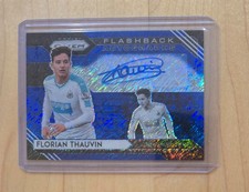 2020-21 Panini Prizm Premier League Soccer FLORIAN THAUVIN Blue Shimmer Auto