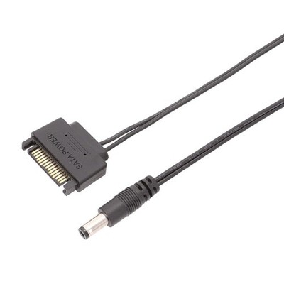 SATAs to DC5.5x2.5mm Power Cable for Stable 12V Output Tinned Copper Conductors