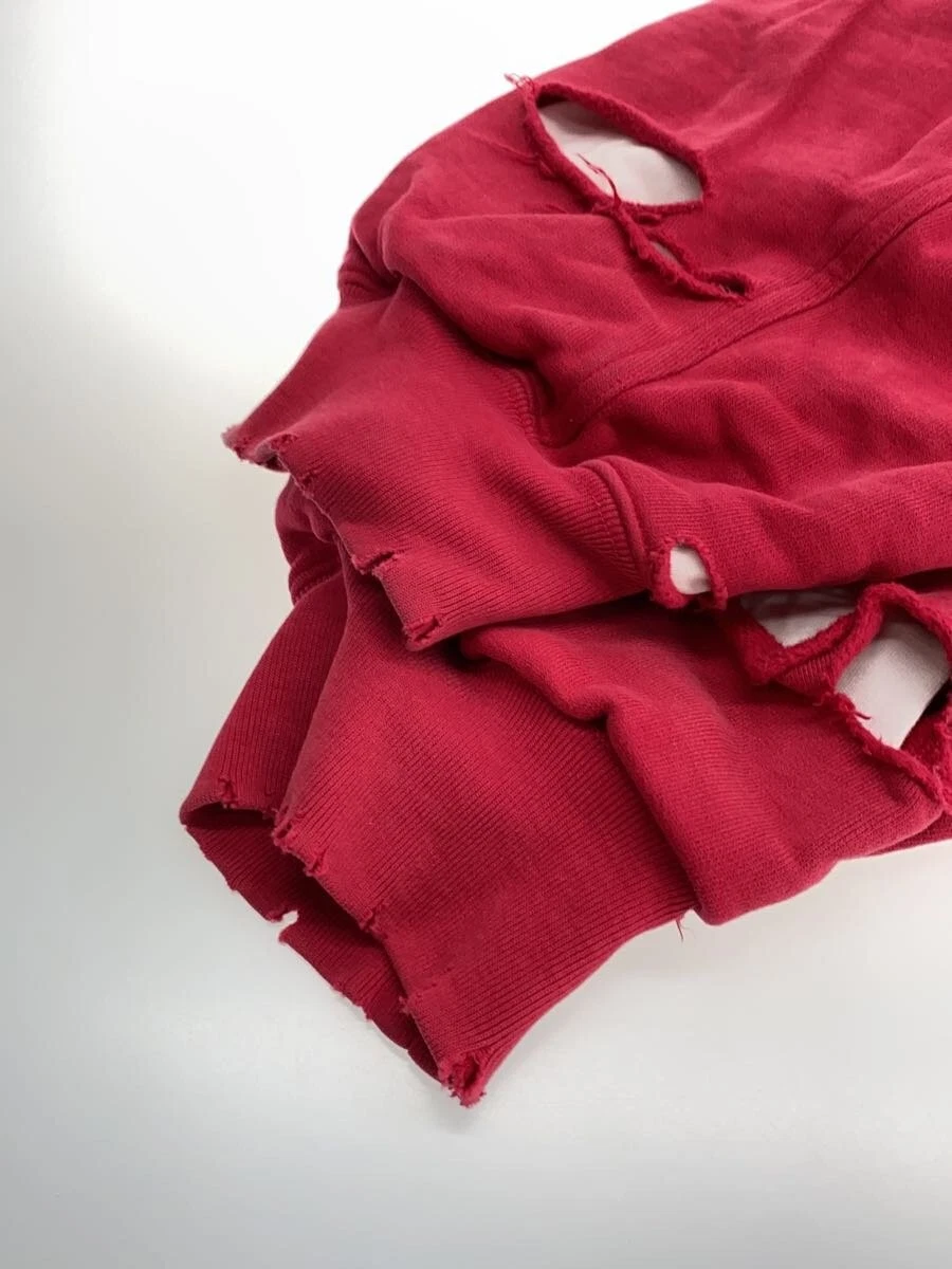 Felpa con cappuccio BALENCIAGA rossa S usata