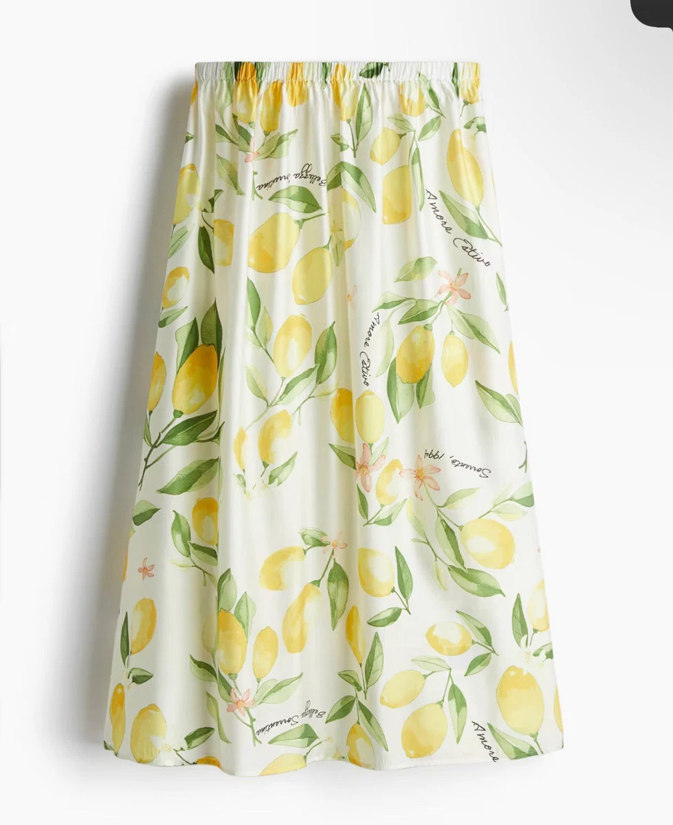 Lemon Print In Women's Skirts for sale | eBay