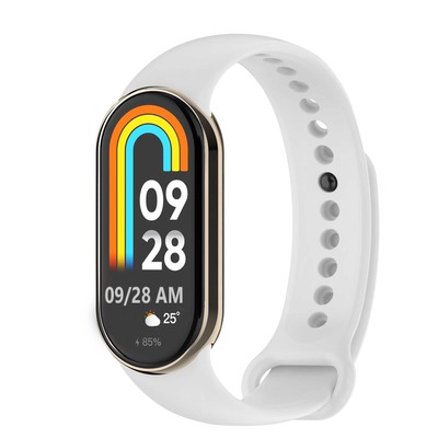 Bracelet De Rechange Pour Xiaomi Mi Band 8 Et 9 - Pourpre, En Silicone Flexible - Neuf