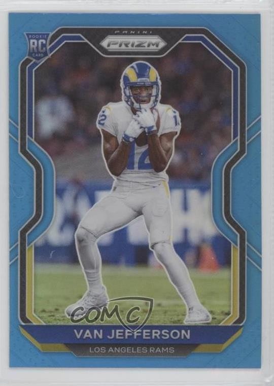 2020 Panini Prizm Rookie Light Blue Prizm Van Jefferson #377 0ao8