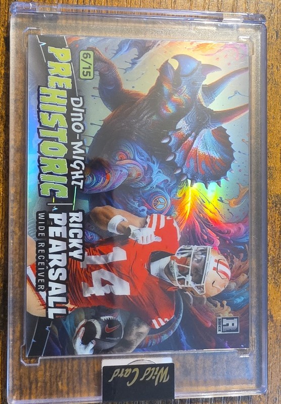 2024 Wild Card Alumination Dino-Might - Triceratops Ricky Pearsall #DMTRI1-RP...