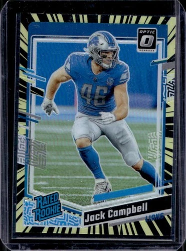 2023 Panini Donruss Optic Jack Campbell Electricity Prizm RC Rated Rookie #/69