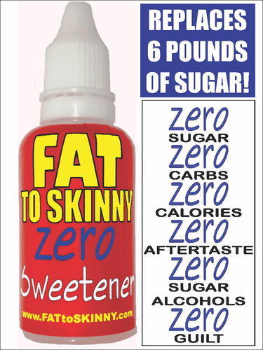 FAT TO SKINNY Zero Sweetener Liquid Sucralose - Picture 2 of 4