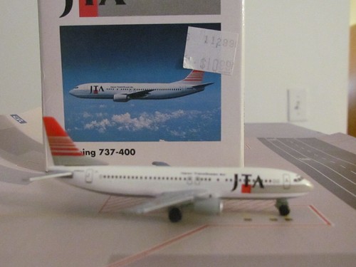 Vintage HERPA WINGS 'JTA JAPAN ' Boeing 737-400; 1:500; Excellent Condition!;