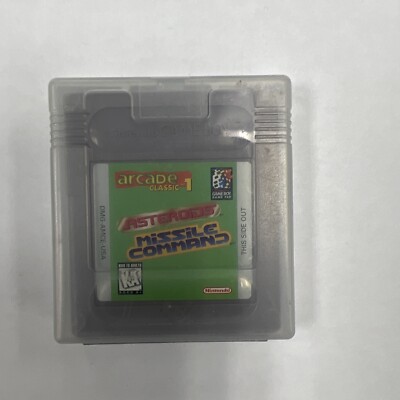 Arcade Classic No. 1 Asteroids/Missile Command (Nintendo Game Boy, 1995)