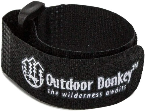 Outdoor Esel VersaCord Basic schwarz reflektierend Utility Abspannschnur mit Gurt - Bild 3 von 3