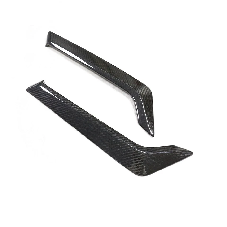 Carbon Fiber Car Side Fender Air Vent Cover Trims For Infiniti Q60 Q60S — 第 4/4 张图片