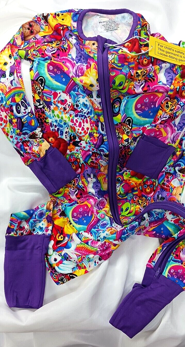 SHOWSTOPPERS ALL IN ONE SLEEPER GIRLS 3T COLORFUL PURPLE SHOWSTOPPERS ALL IN ONE SLEEPER GIRLS 3T COLORFUL PURPLE