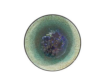 Bertil Vallien Kosta Boda  Meteor  Glass Charger