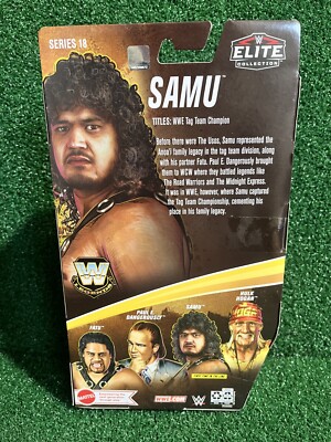 Mattel WWE Legends Elite 18 Headshrinker SAMU Target Exclusive IN