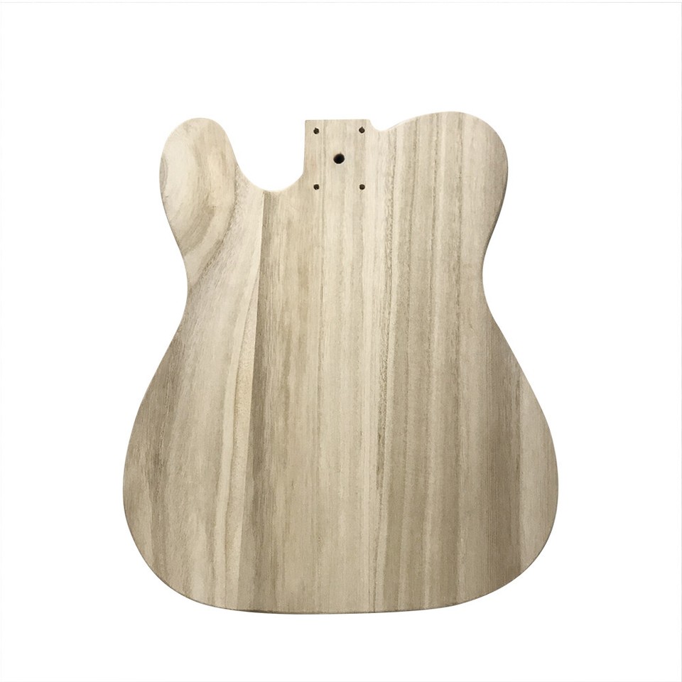 Unfinished Maple DIY Guitar Body Blank Barrel for TL Style Electric