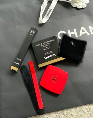 CHANEL MIROIR DOUBLE FACETTES & NAGELFEILE - INCENDIARE - EXKLUSIV