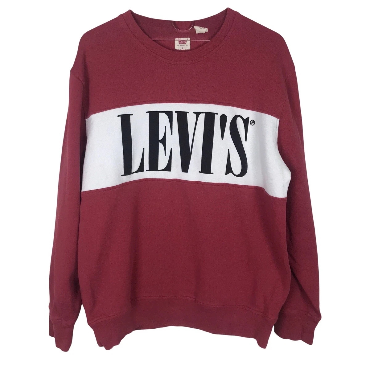Levi's colorblock sweatshirt outlet
