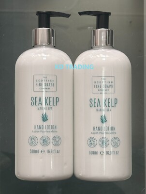 (2-Pk) THE SCOTTISH FINE SOAPS COMPANY Marine Spa SEA KELP HAND LOTION 500ml
