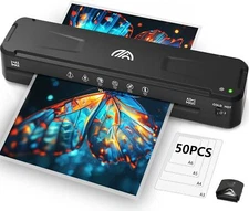 13 inch with 50 Sheets Cold & Thermal Laminator Machine for Home Office School