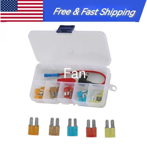 Car Mini 32V Micro2 In-line Fuse Holder Fuse Tap Fuse Puller + Micro2 Fuse Set p - Picture 2 of 4