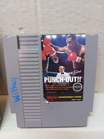 1987 Nintendo NES Mike Tyson's Punch-Out Case Cartridge Sleeve Box & Manual