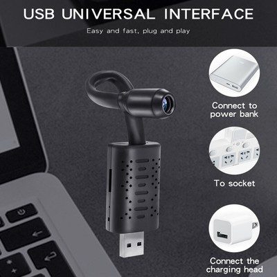 720P 1080P HD 360 Degree Rotating Mini USB Camera Portable Security Surveillance