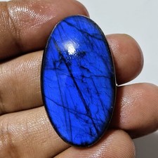 45.50 Cts Natural Labradorite Cabochon Gemstone 35.3x20.1x7.2 MM