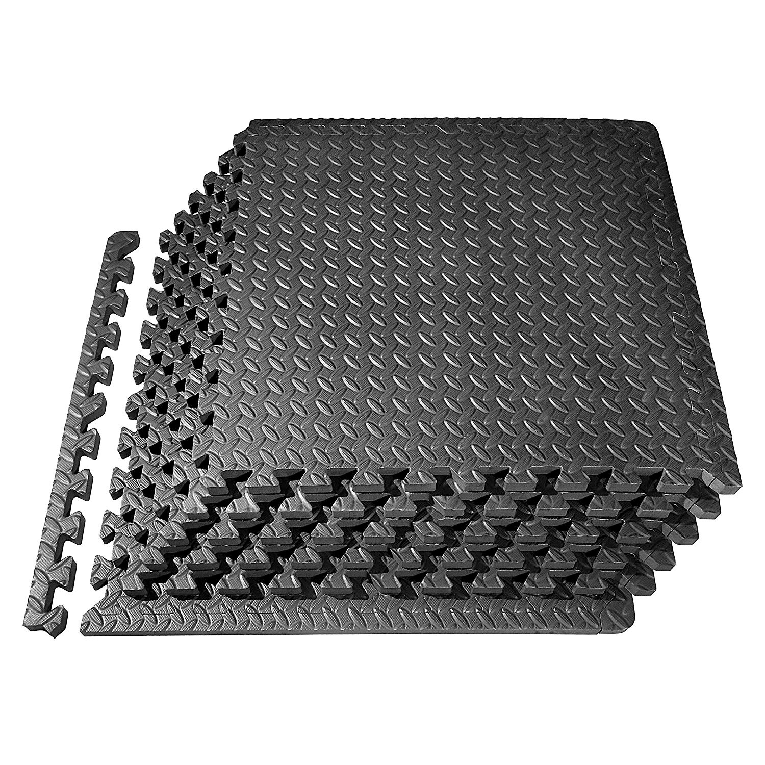 Interlocking Mat Yoga Exercise Gym Gymnastic Soft Foam Floor Mats ...