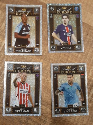 2024/25 TOPPS MATCH ATTAX EXTRA UEFA 'KINGS OF EUROPE' CARDS - CHOOSE YOUR CARD