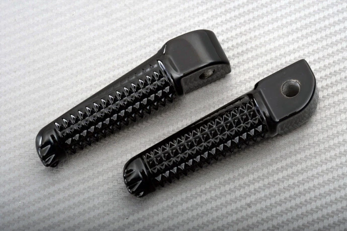 Paire Repose Pieds Passager / Arrière Noir Pour YAMAHA XJ6 N XJ-6 2009-17 SPORT - Photo 3/3