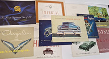 Chrysler Lot Of 11 1950s Original Sales Brochure New Yorker Windsor Imperial