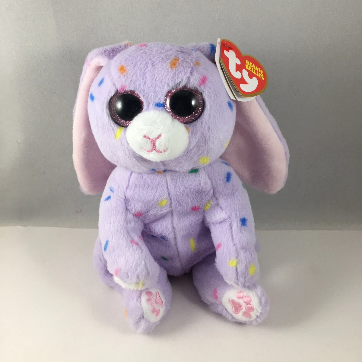 Ty Beanie Baby Bellies HYACINTH the 2023 Easter Lavender Bunny Rabbit 6 inch