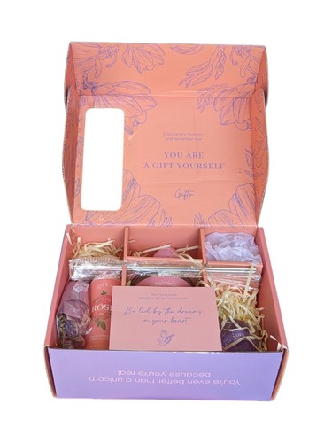 Rose Crystals Gift Set with Tumbler Candle Lavender Soap Chakra Balancing & More - Picture 2 of 20
