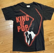 ORIGINAL 90's Michael Jackson King Of Pop Toe Stand Shoes T-Shirt Women's Small