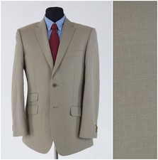 Mens Beige Blazer 40R UK Size BATISTINI Sport Coat Jacket