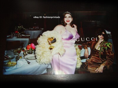 PUBLICITÉ IMPRIMÉE GUCCI 6 pages printemps collection 2022 MILEY CYRUS bonnet Feldstein SNOOP DOGG