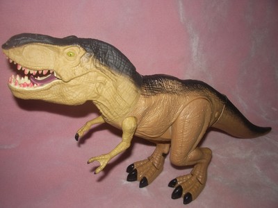 yellow t rex toy