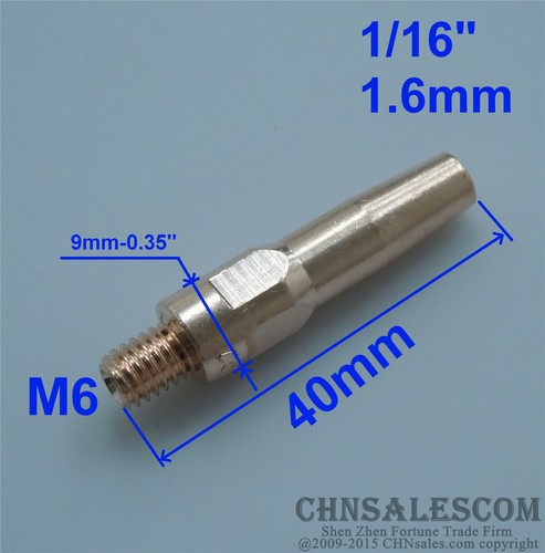 10 Stck. japanischer Stil MIG/MAG Schweißen industrieller Kontakt SPITZE Länge: 40 mm 45 mm - Bild 12 von 19