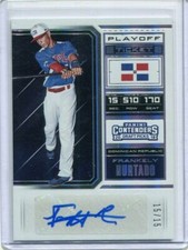2018 Contenders Draft Playoff Ticket Frankely Hurtado Auto 15/15
