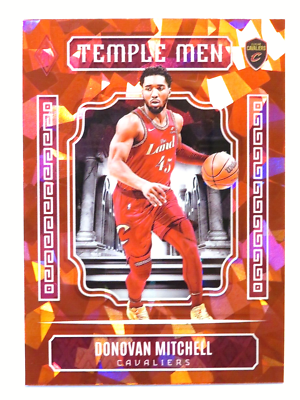 2023-24 Panini Phoenix Donovan Mitchell Temple Men Red Ice Card