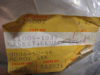 Kawasaki OEM New gasket 11009-1033 #17 | eBay