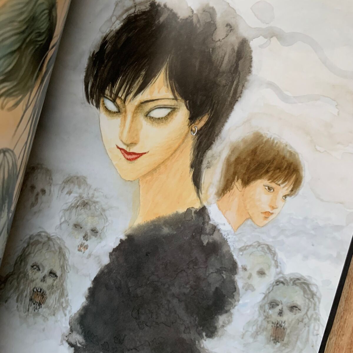 Study of Junji Ito Horror Manga Artist 30th Anniv Tomie Hanging Ballon Book  Art