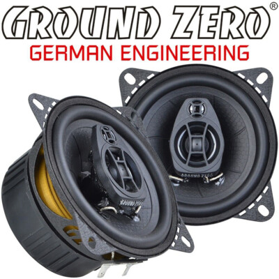 Ground Zero GZFF4.0 10cm Koax Lautsprecher Paar für Mitsubishi Colt