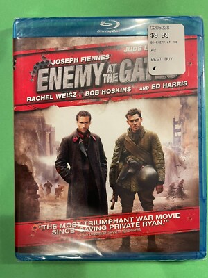 Enemy at the Gates Blu-ray Disc, 2009 NEW Jude Law Joseph Fiennes Rachel Weisz