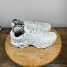 Nike Air Max Plus Triple White Women's Size 8 Shoes CW7044-100