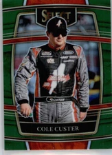Cole Custer 2022 Panini Chronicles Racing Select Green Prizm #18
