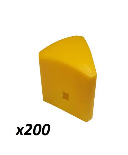 100 Pack Black Star Picket Caps Triangular Caps Fencing Y Post Steel Post Star - Picture 21 of 27