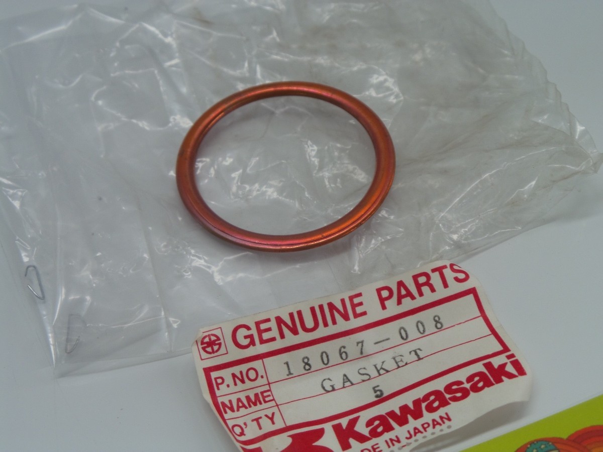 ふぉれすと　がすとんページ NOS KAWASAKI COPPER EXHAUST GASKET RING H1 H2 KH A7 KE A1