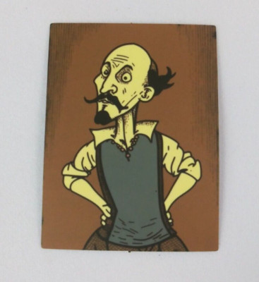 Animated Bizarre Crazy Character Sticker 2.25'' x 1.75'' (AV)