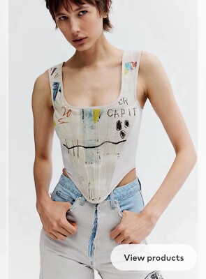basquiat x h&m コラボ コルセット 38