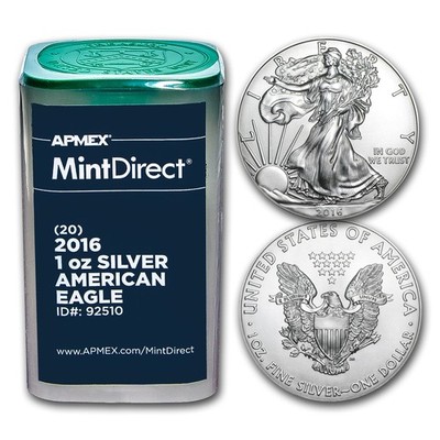 2016 1 oz American Silver Eagles (20-Coin MintDirect® Tube) | eBay 2016 1 oz American Silver Eagles (20-Coin MintDirect® Tube) | eBay